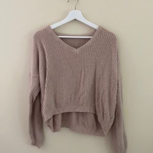 Soft pink sweater